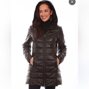 Scully Women's Black Quilted Leather Jacket